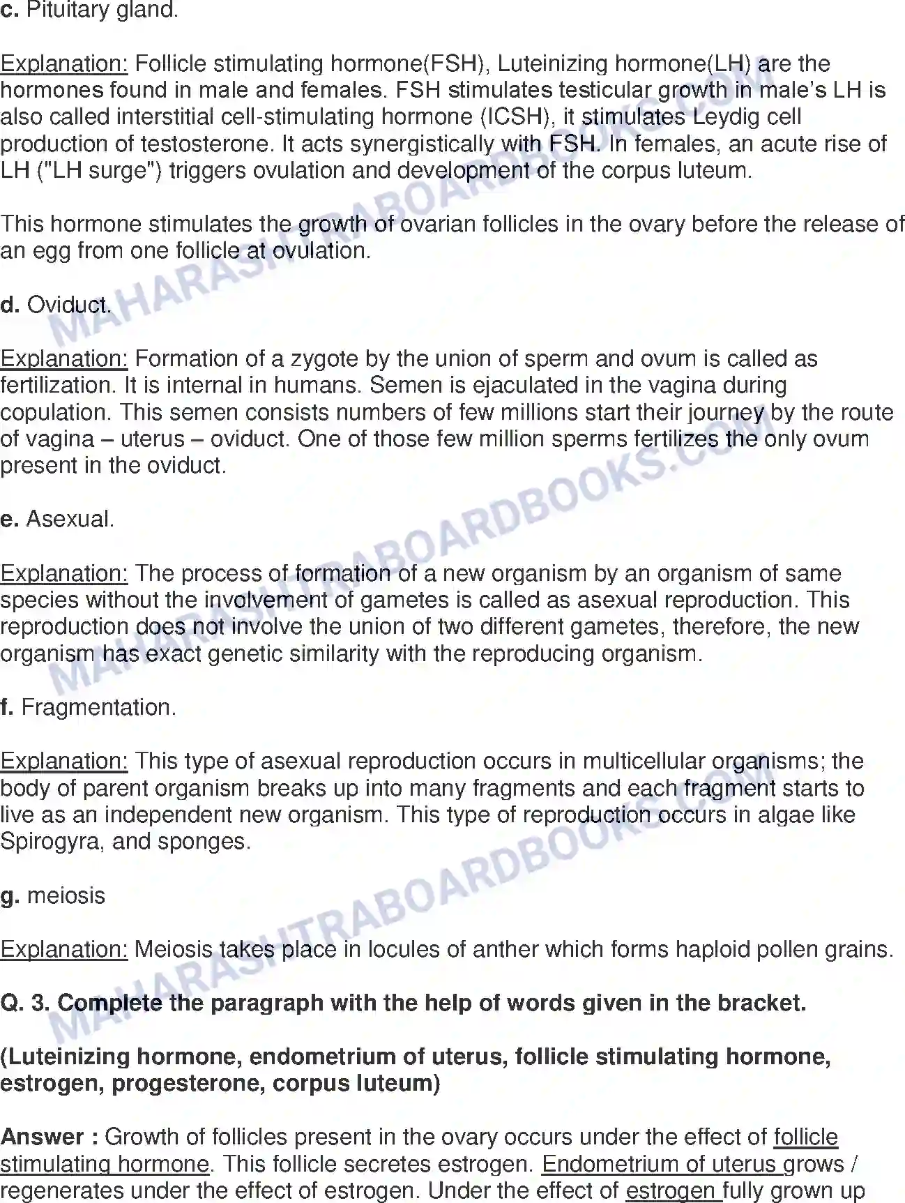 Maharashtra Board Solution class-10 Science+&+Technology-II+-+English+Medium Life Processes in Living Organisms Part-2 Image 3