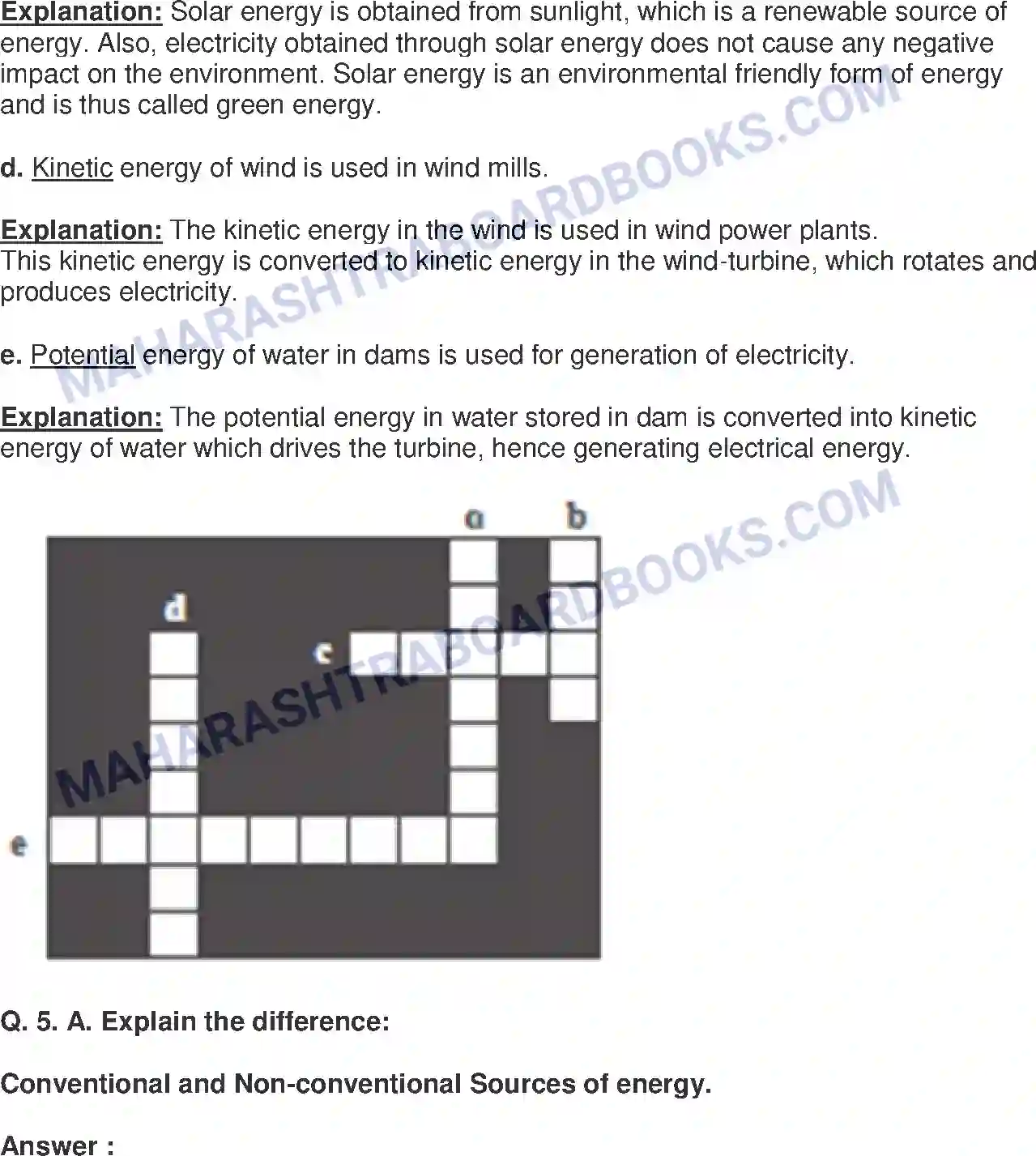 Maharashtra Board Solution class-10 Science+&+Technology-II+-+English+Medium Towards Green Energy Image 3