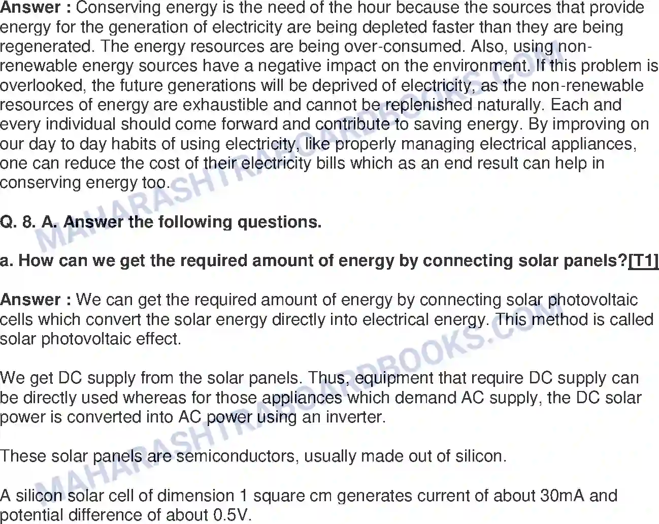 Maharashtra Board Solution class-10 Science+&+Technology-II+-+English+Medium Towards Green Energy Image 6