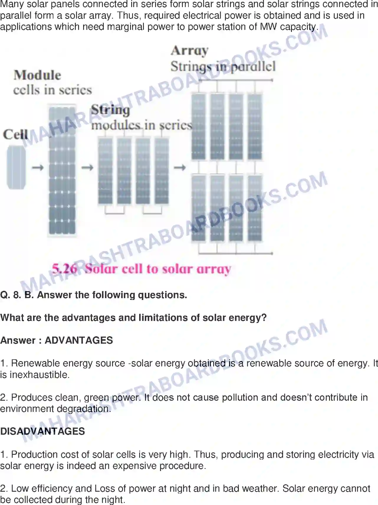 Maharashtra Board Solution class-10 Science+&+Technology-II+-+English+Medium Towards Green Energy Image 8