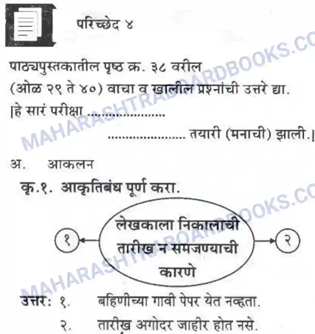 Maharashtra Board Solution class-10 कुमारभारती अजुनही आठवतात - गद्य -विभाग Image 25