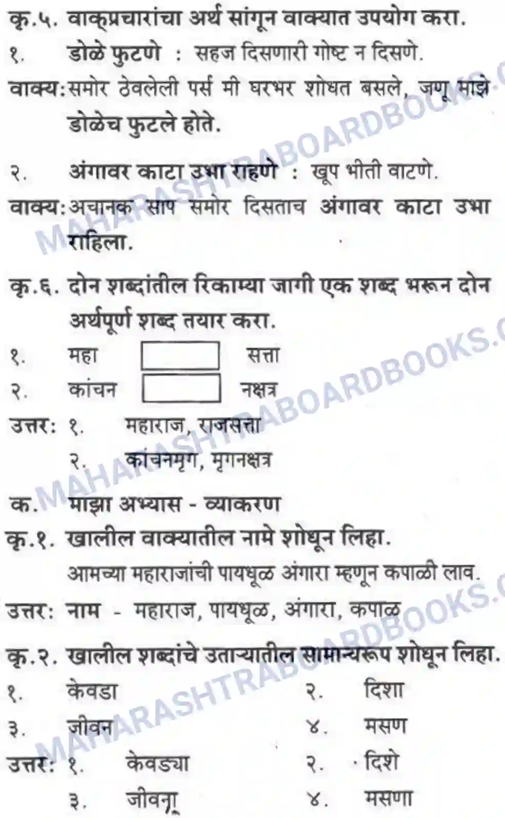 Maharashtra Board Solution Class-10 कुमारभारती कस्तुरीमृग - गद्य -विभाग Image 19