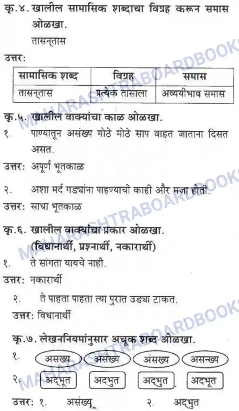 Maharashtra Board Solution Class-10 कुमारभारती पाठ फिरवणारा पाऊस - गद्य -विभाग Image 17