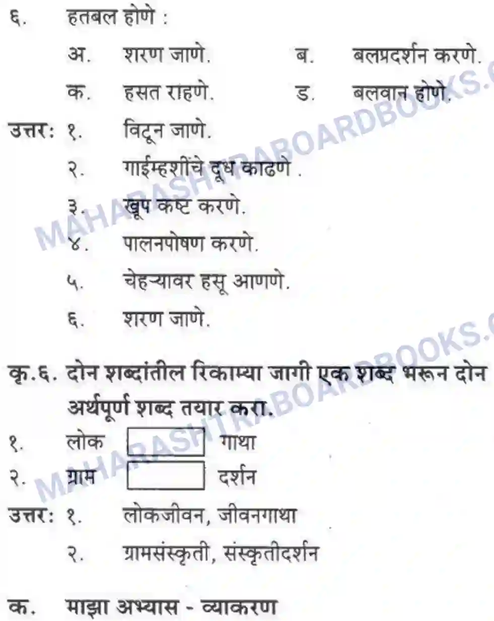 Maharashtra Board Solution class-10 कुमारभारती बहुरूपी - गद्य -विभाग Image 32
