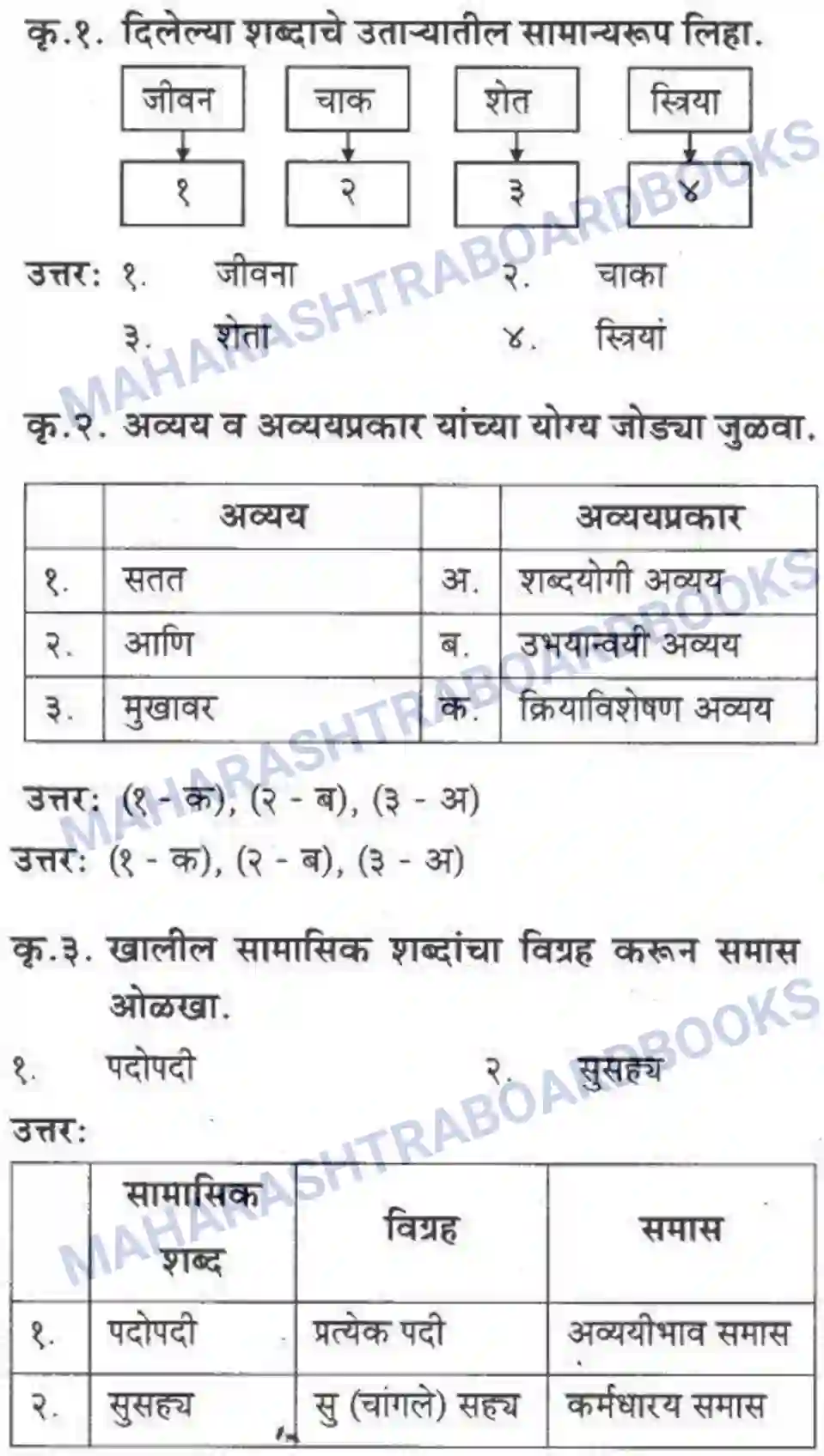 Maharashtra Board Solution class-10 कुमारभारती बहुरूपी - गद्य -विभाग Image 33
