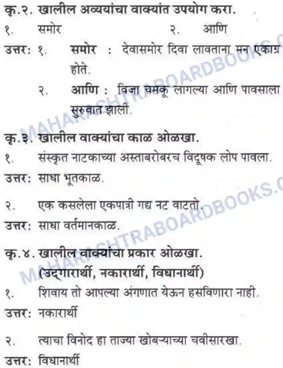 Maharashtra Board Solution class-10 कुमारभारती बहुरूपी - गद्य -विभाग Image 61