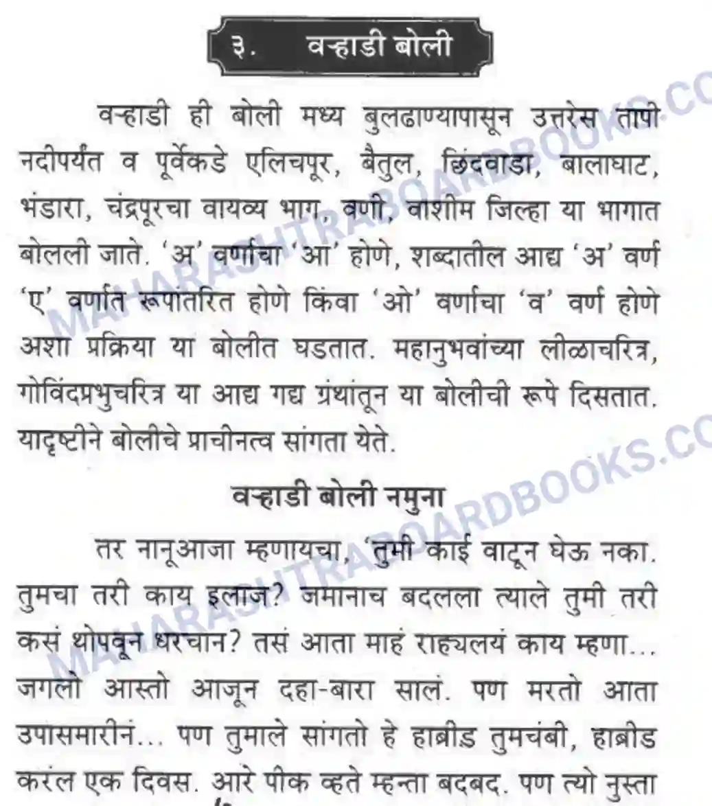 Maharashtra Board Solution class-10 कुमारभारती बोलीभाषांचा परिचय - उपयोजिक लेखन Image 12