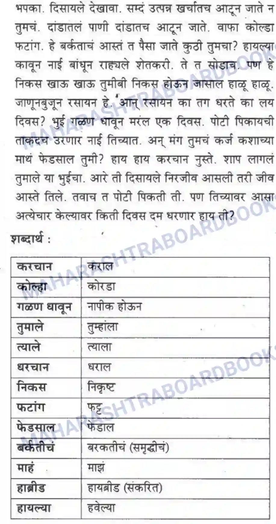 Maharashtra Board Solution class-10 कुमारभारती बोलीभाषांचा परिचय - उपयोजिक लेखन Image 13