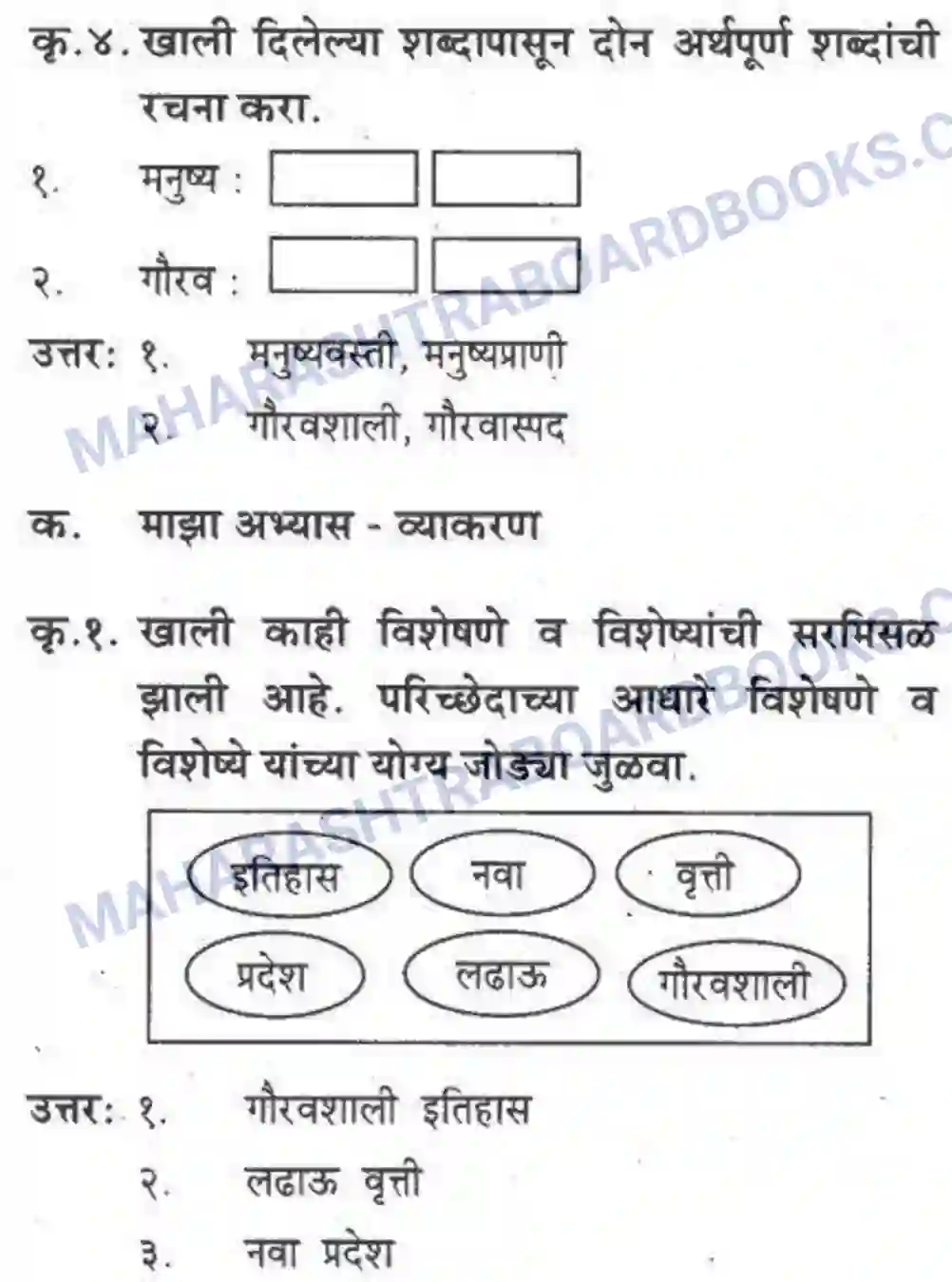 Maharashtra Board Solution Class-10 कुमारभारती विषय गेले पठ्ठून - गद्य -विभाग Image 20