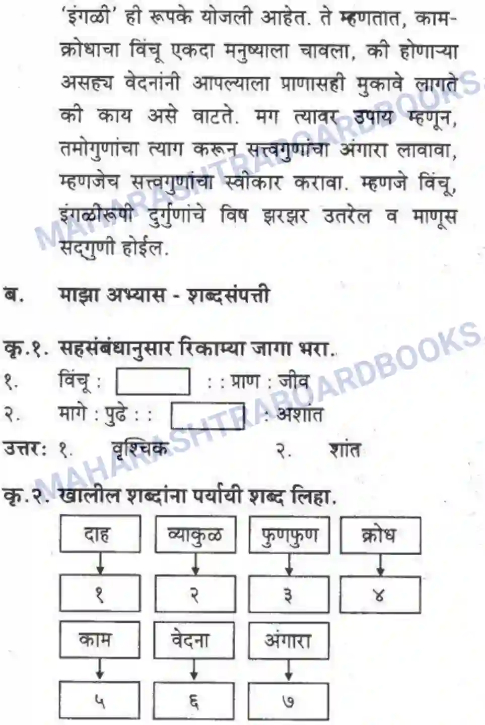 Maharashtra Board Solution Class-10 कुमारभारती संतवाणी - पद्य-विभाग Image 24