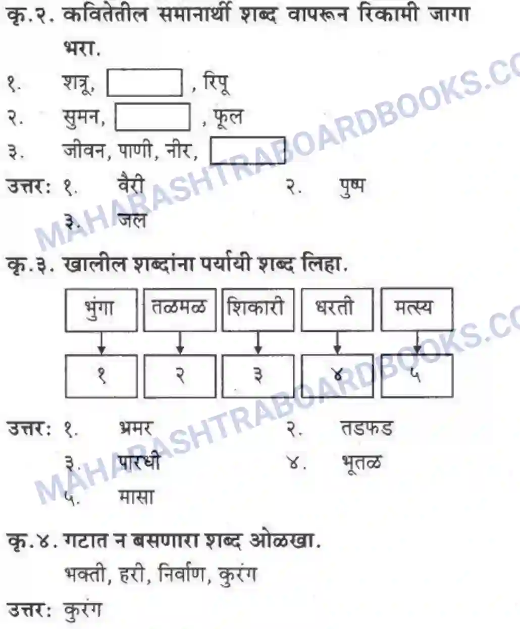 Maharashtra Board Solution Class-10 कुमारभारती संतवाणी - पद्य-विभाग Image 50