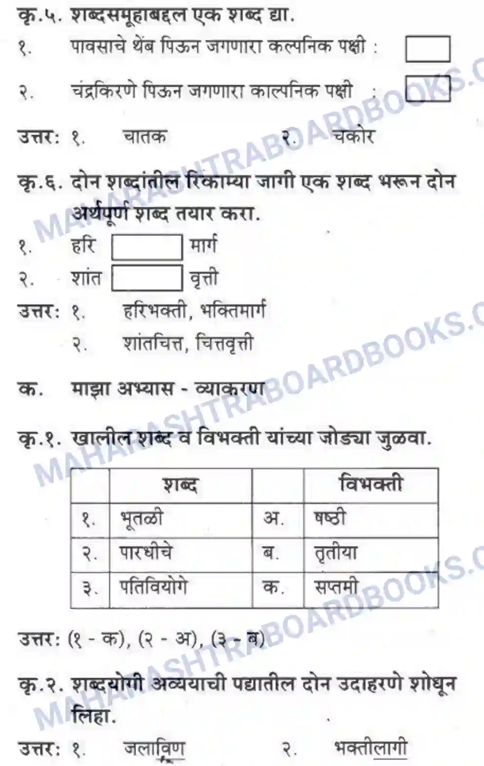 Maharashtra Board Solution Class-10 कुमारभारती संतवाणी - पद्य-विभाग Image 51