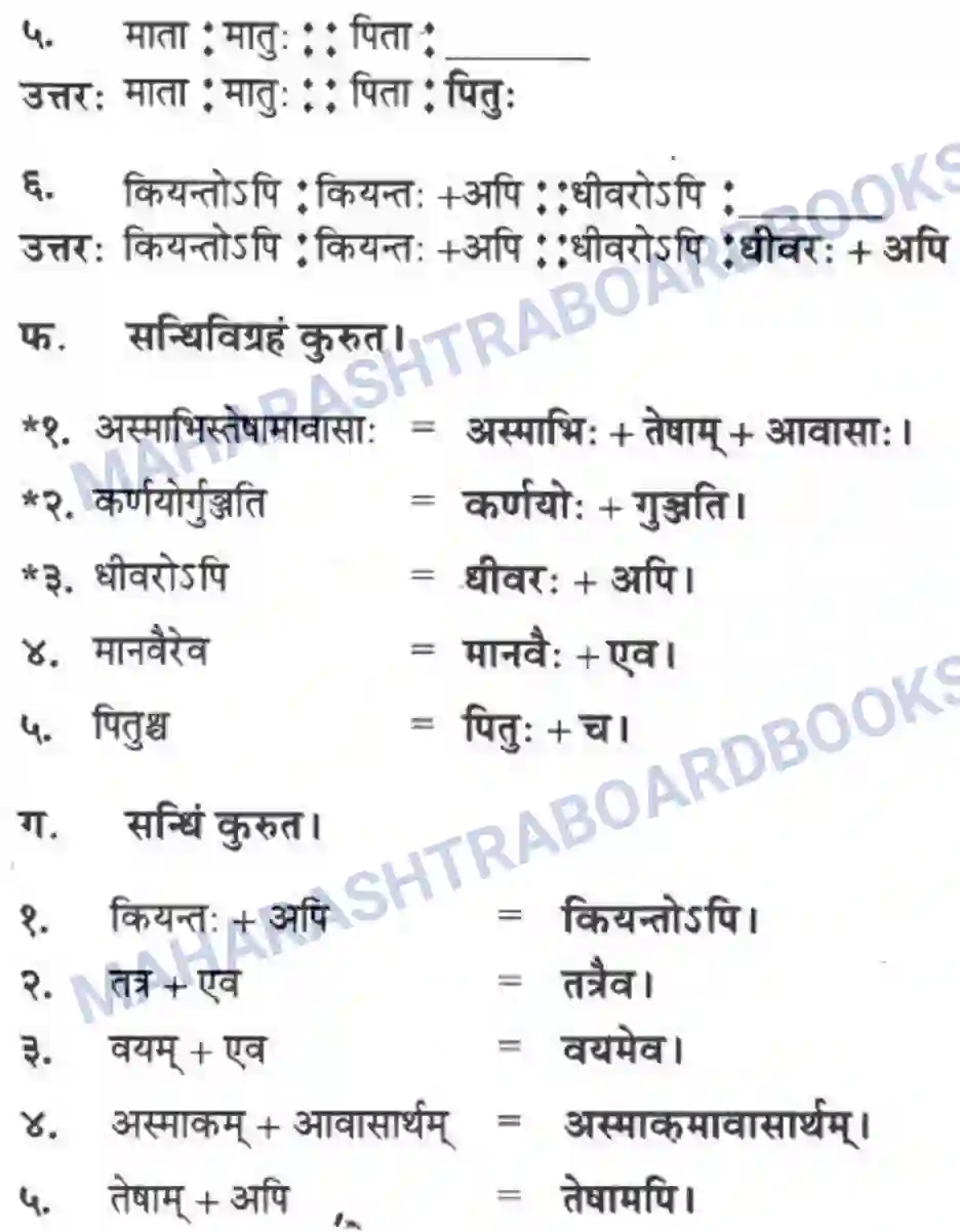 Maharashtra Board Solution class-10 मन्दाकिनी+(Sanskrit) पक्षिमित्रा भवाम। - गद्यम अवबोधनम Image 29