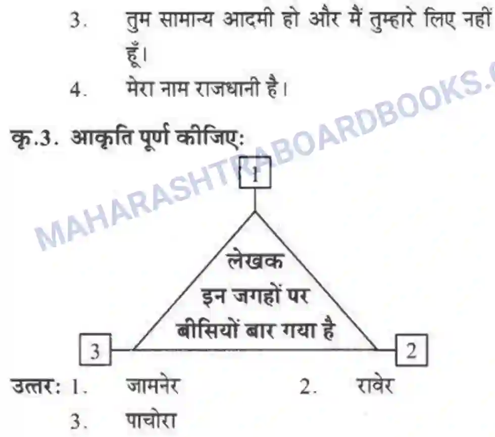 Maharashtra Board Solution class-10 लोकवाणी एक रेलसफर की बात - गद्य विभाग Image 13