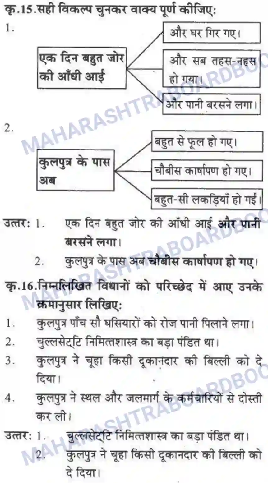 Maharashtra Board Solution class-10 लोकवाणी दो लघुकथाएँ - गद्य विभाग Image 34