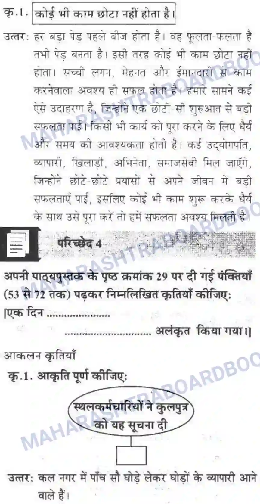 Maharashtra Board Solution class-10 लोकवाणी दो लघुकथाएँ - गद्य विभाग Image 42