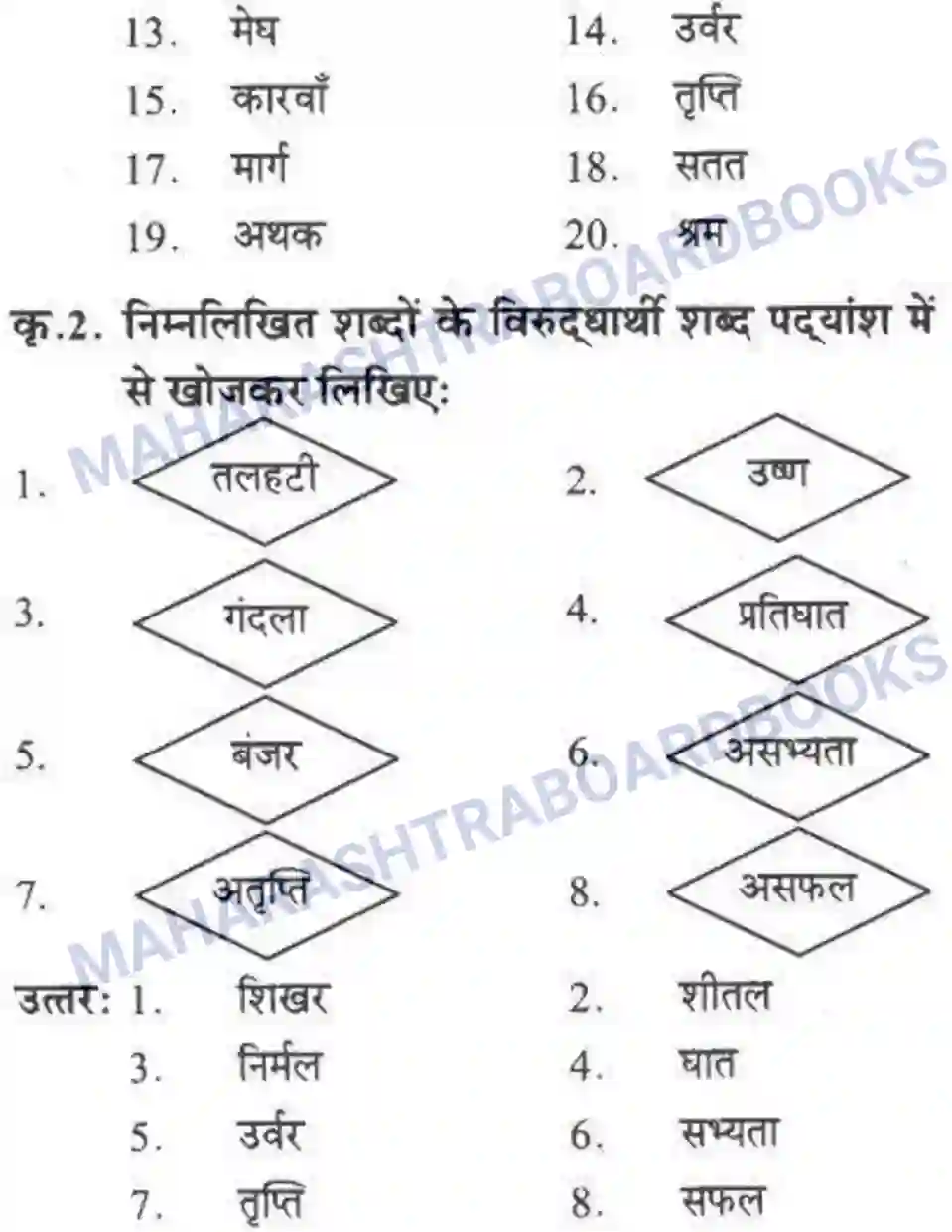 Maharashtra Board Solution class-10 लोकवाणी नदी हूँ मैं - पद्य विभाग Image 10