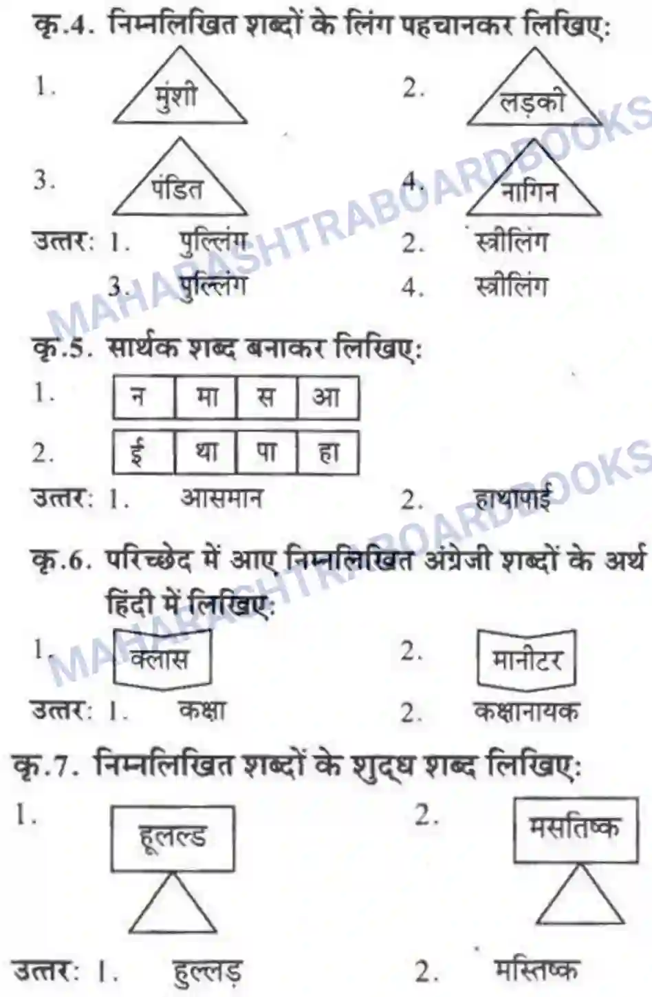 Maharashtra Board Solution class-10 लोकवाणी मुहावरे और मुंशी जी की सनक - गद्य विभाग Image 41