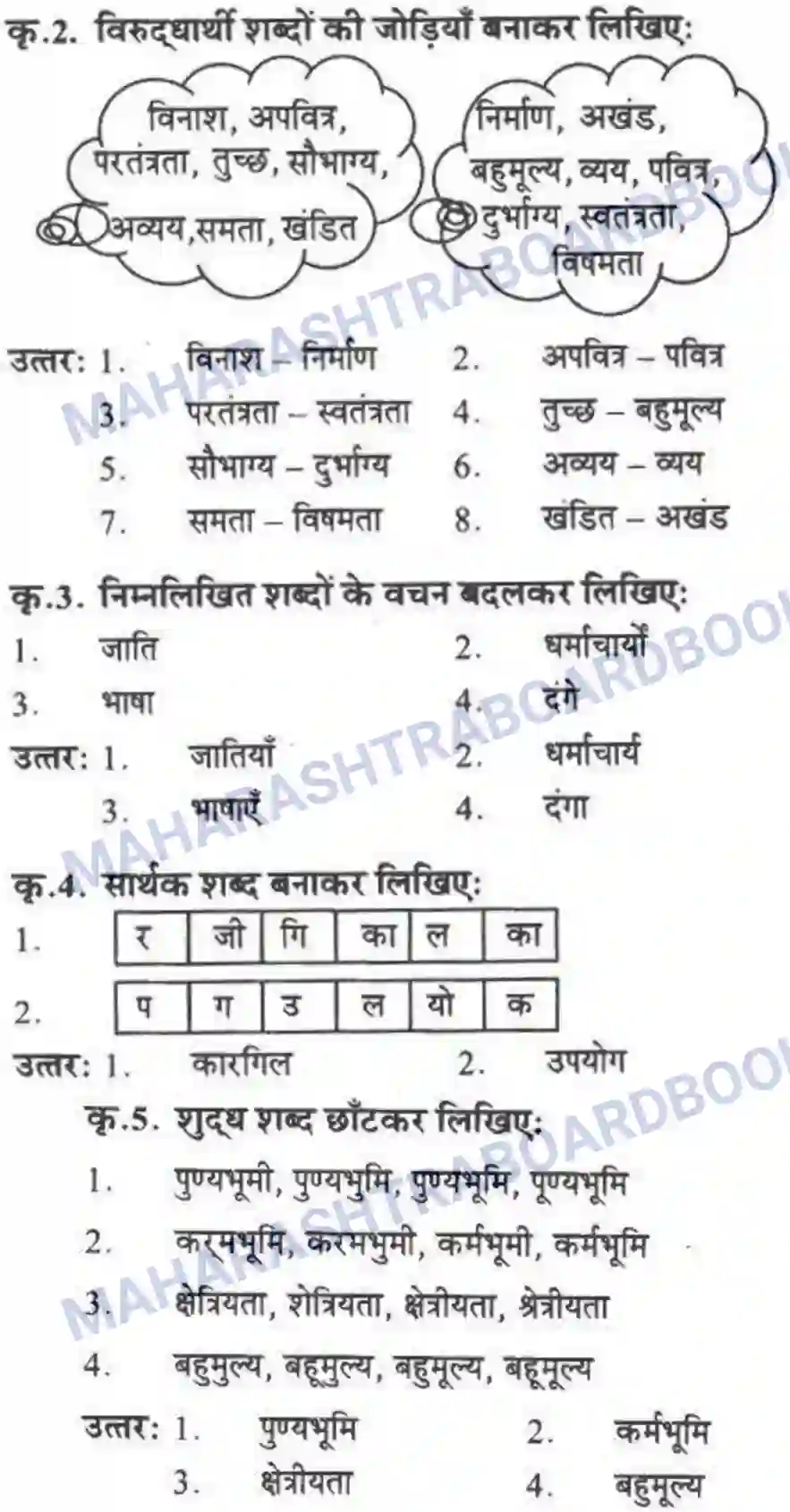 Maharashtra Board Solution class-10 लोकवाणी राष्ट्रीय एकता - गद्य विभाग Image 7