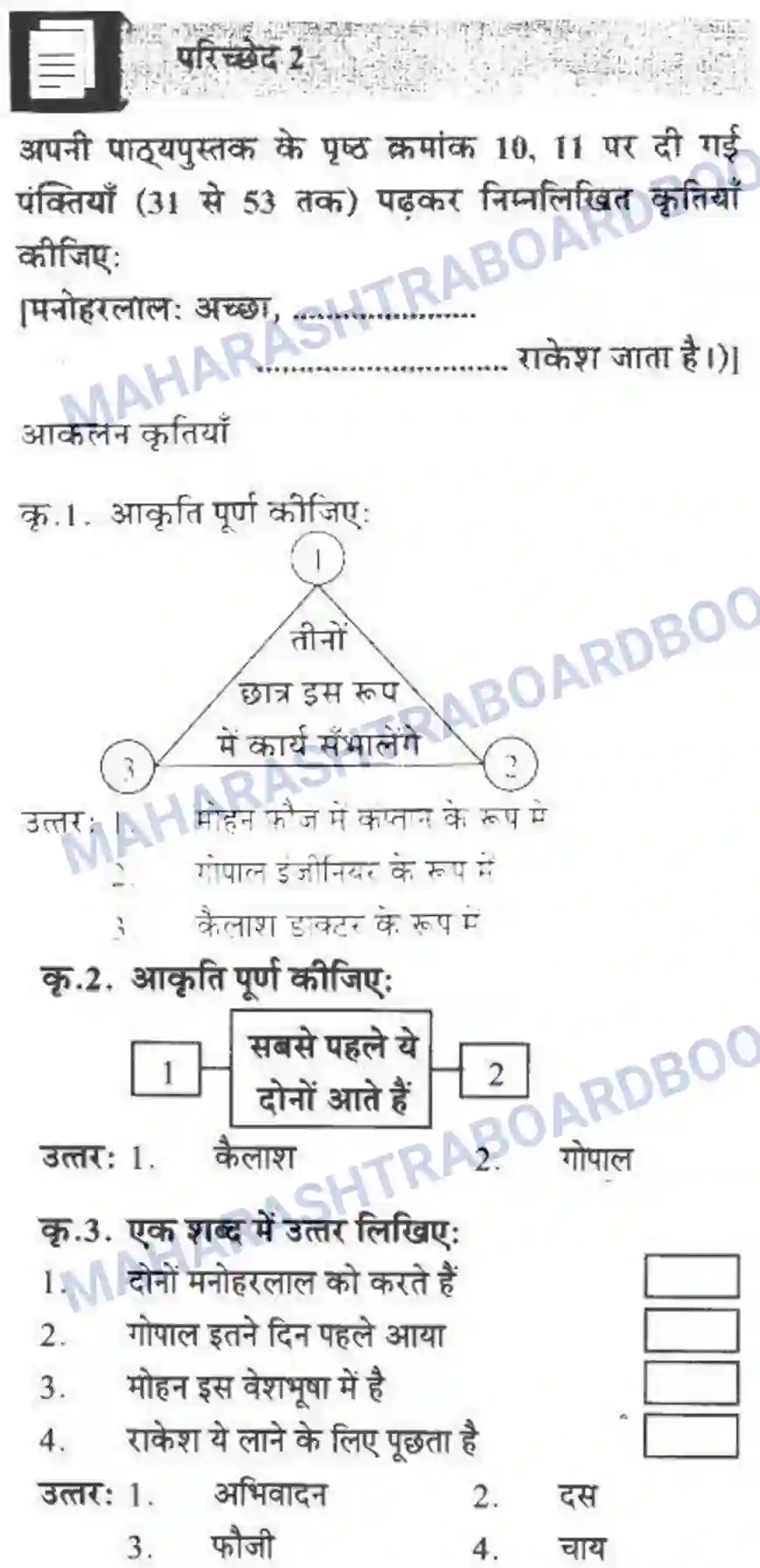 Maharashtra Board Solution class-10 लोकवाणी राहें अनेकमंजिल एक - गद्य विभाग Image 14