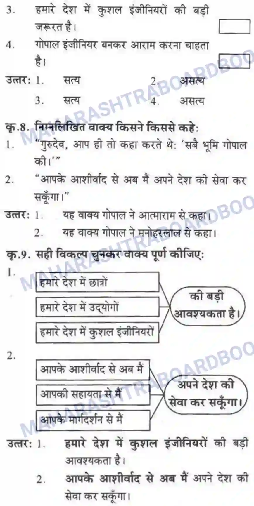 Maharashtra Board Solution class-10 लोकवाणी राहें अनेकमंजिल एक - गद्य विभाग Image 28