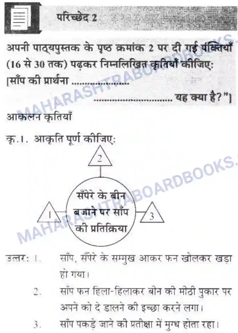 Maharashtra Board Solution class-10 लोकवाणी वह साँप - गद्य विभाग Image 15