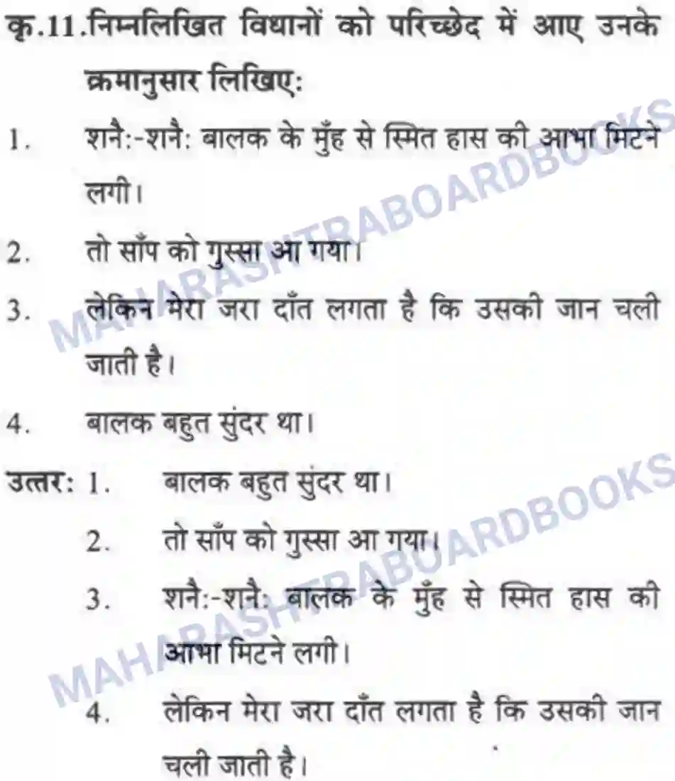 Maharashtra Board Solution class-10 लोकवाणी वह साँप - गद्य विभाग Image 6