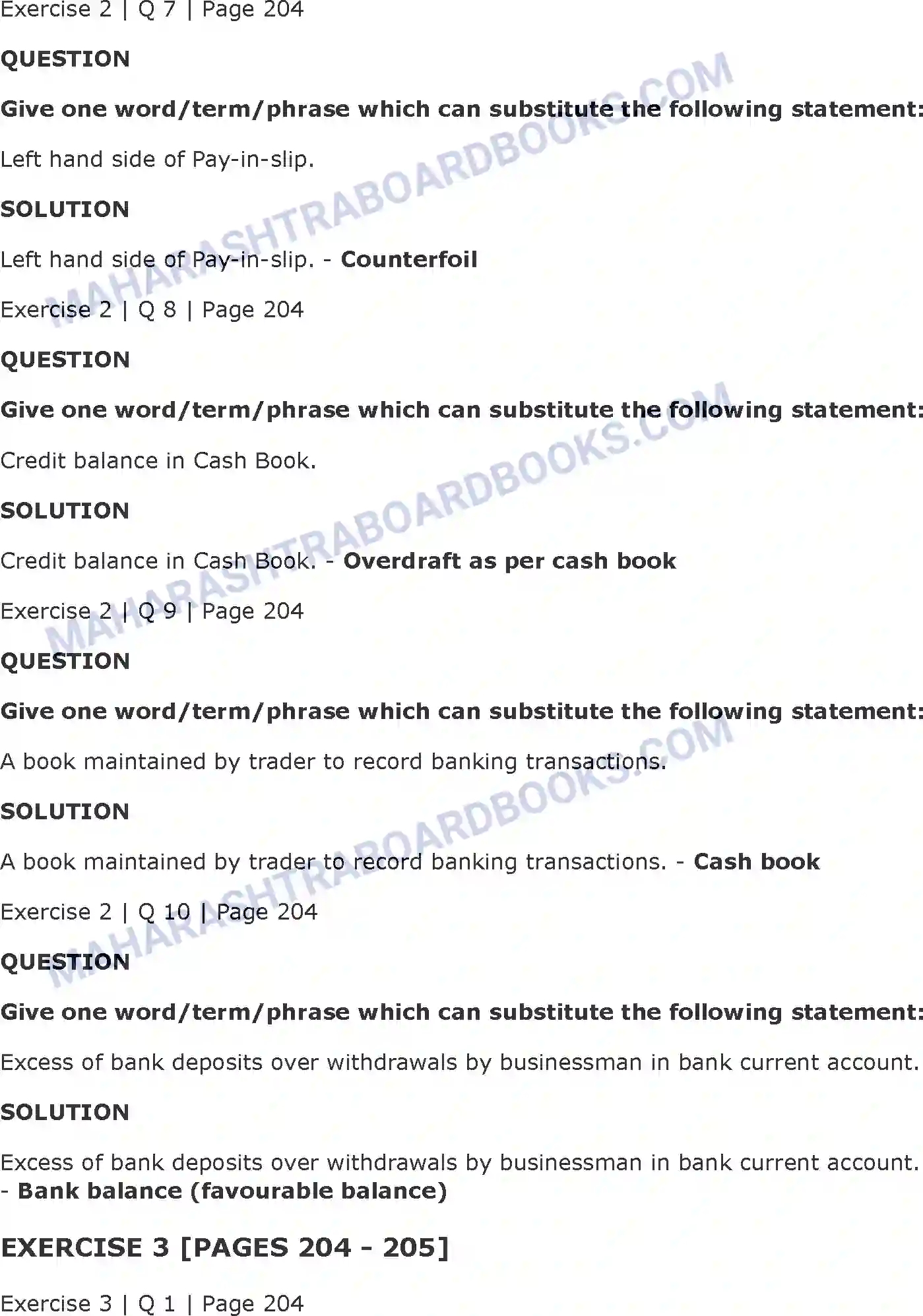 Maharashtra Board Solution Class-11 Book+Keeping+&+Accountancy Bank Reconciliation Statement Image 5