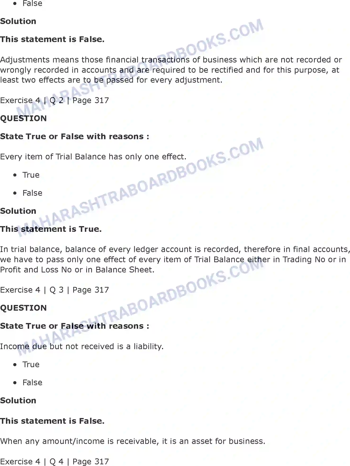 Maharashtra Board Solution Class-11 Book+Keeping+&+Accountancy Final Accounts of a Proprietary Concern Image 10
