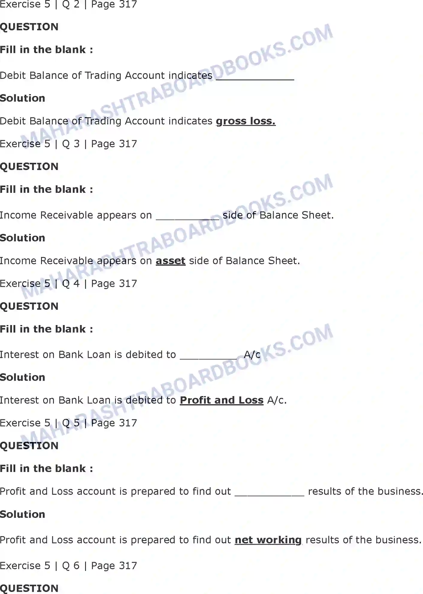 Maharashtra Board Solution Class-11 Book+Keeping+&+Accountancy Final Accounts of a Proprietary Concern Image 12