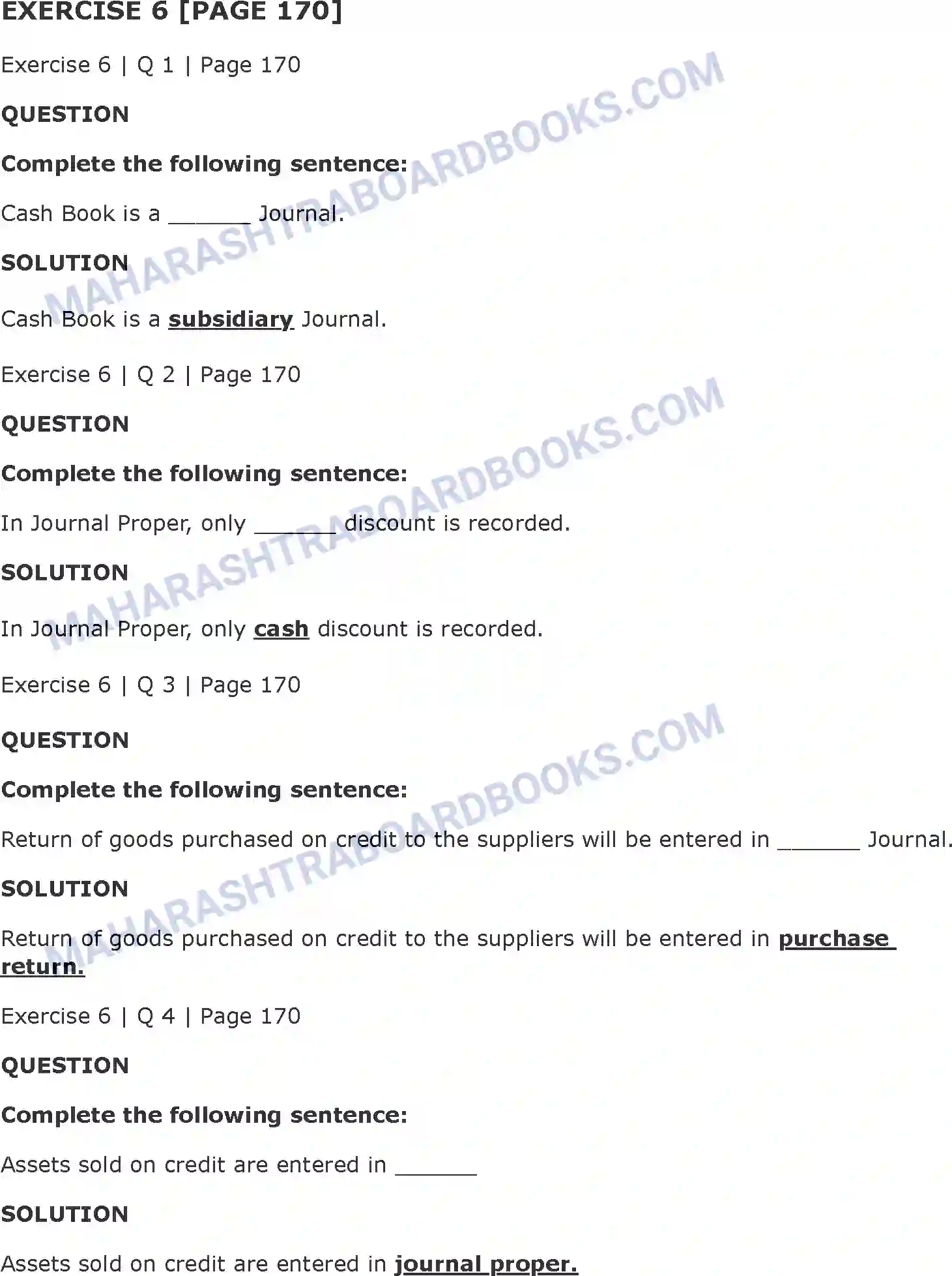 Maharashtra Board Solution Class-11 Book+Keeping+&+Accountancy Subsidiary Books Image 13