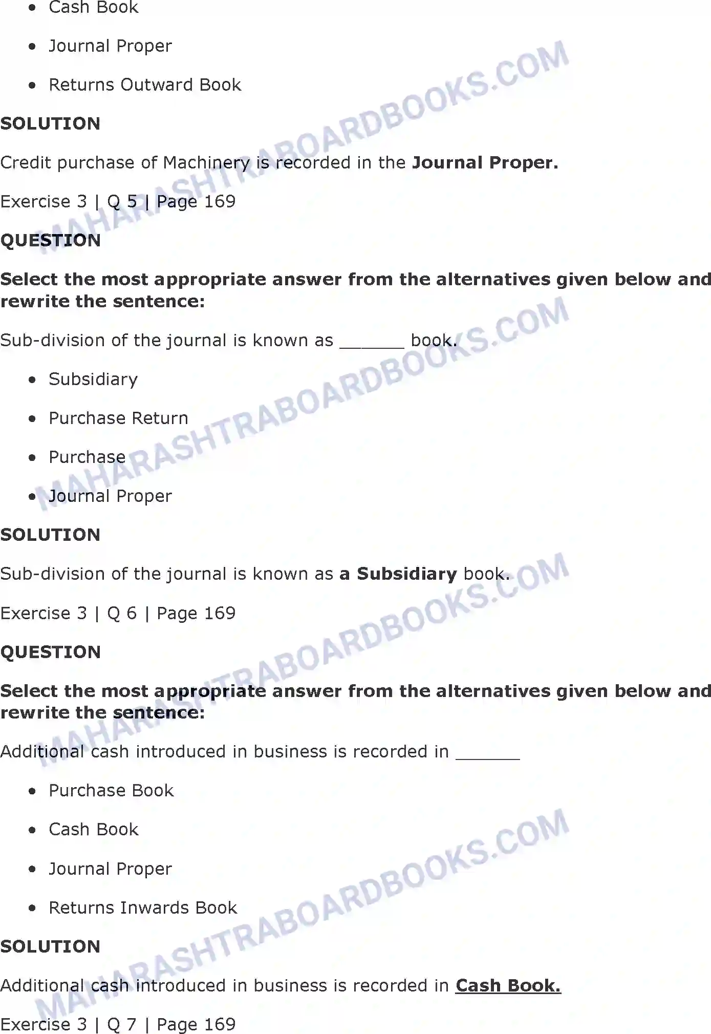 Maharashtra Board Solution Class-11 Book+Keeping+&+Accountancy Subsidiary Books Image 7