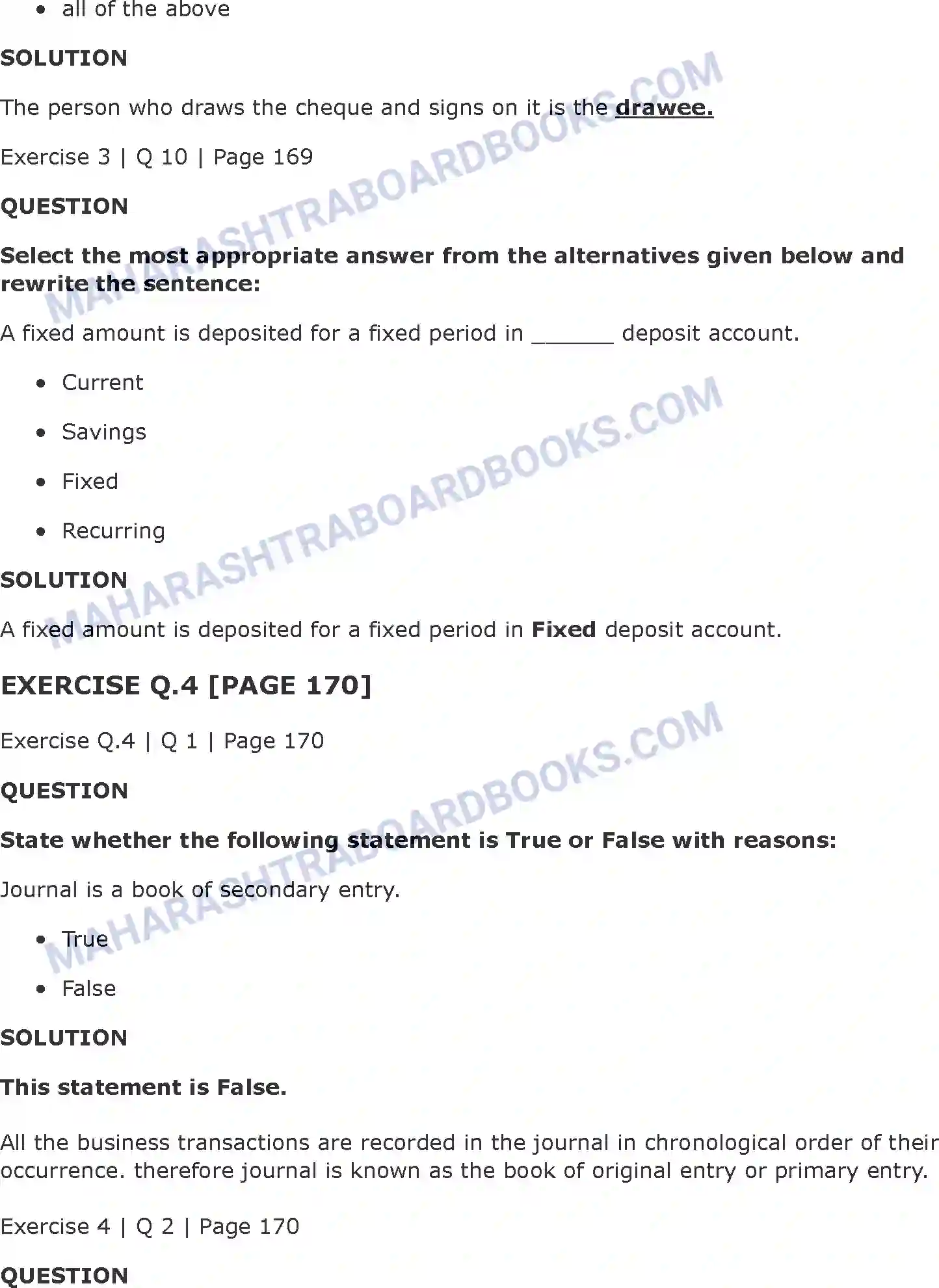 Maharashtra Board Solution Class-11 Book+Keeping+&+Accountancy Subsidiary Books Image 9