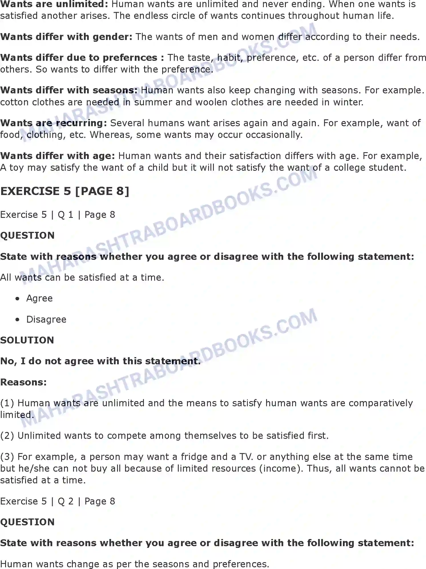 Maharashtra Board Solution Class-11 Economics Basic Concepts in Economics Image 7