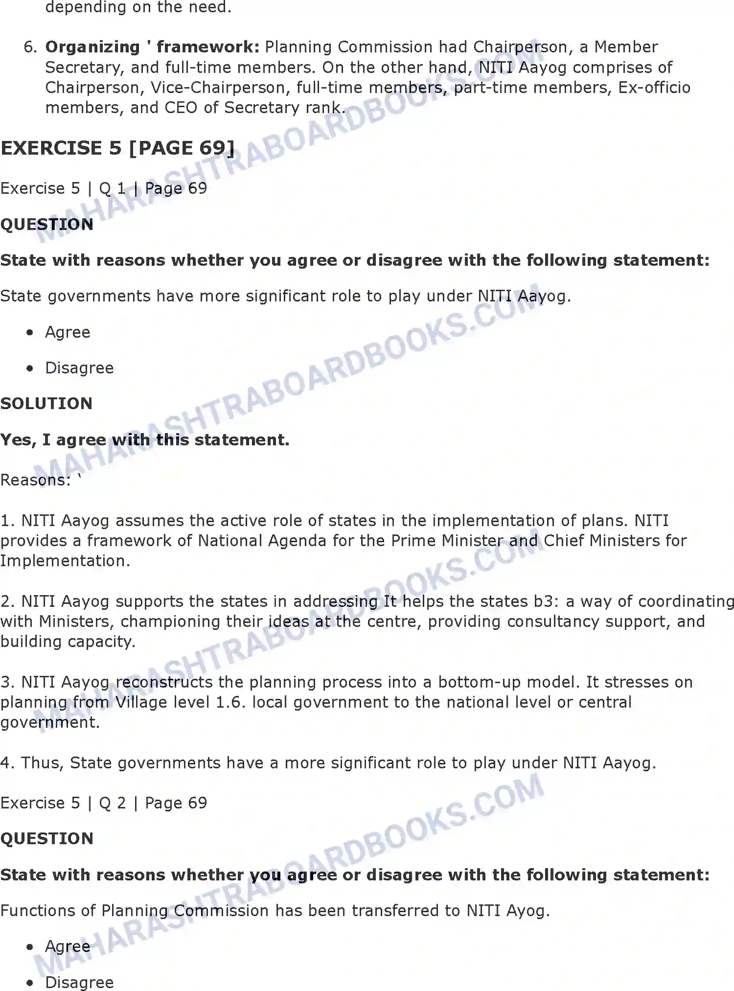 Maharashtra Board Solution Class-11 Economics Economic Planning in India Image 9