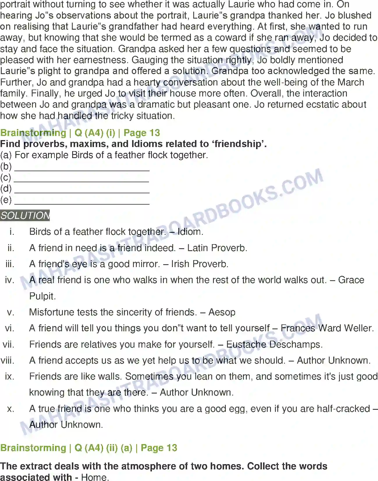 Maharashtra Board Solution Class-11 English Being Neighborly Image 6