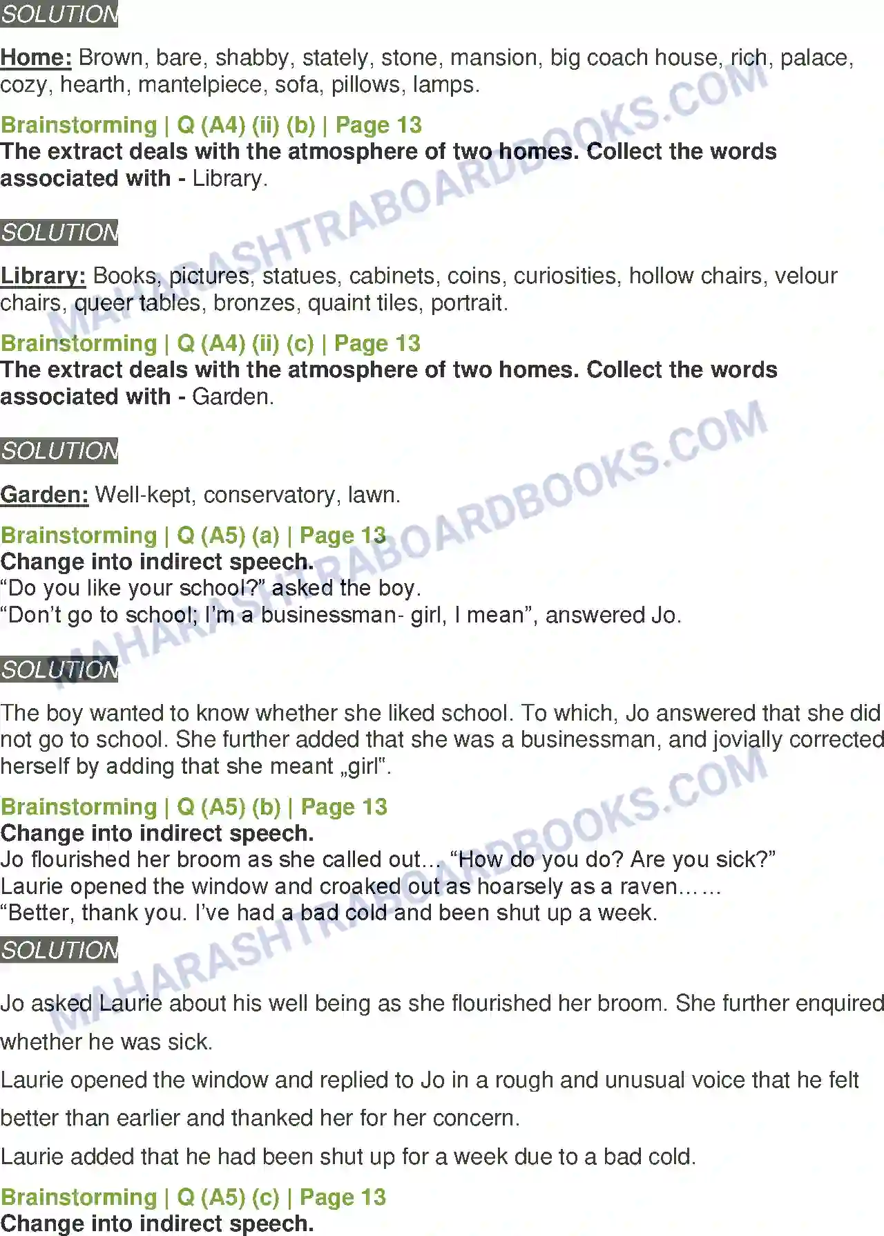 Maharashtra Board Solution Class-11 English Being Neighborly Image 7