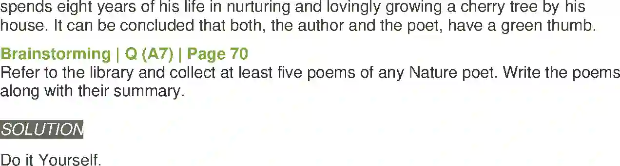 Maharashtra Board Solution Class-11 English Cherry Tree Image 13