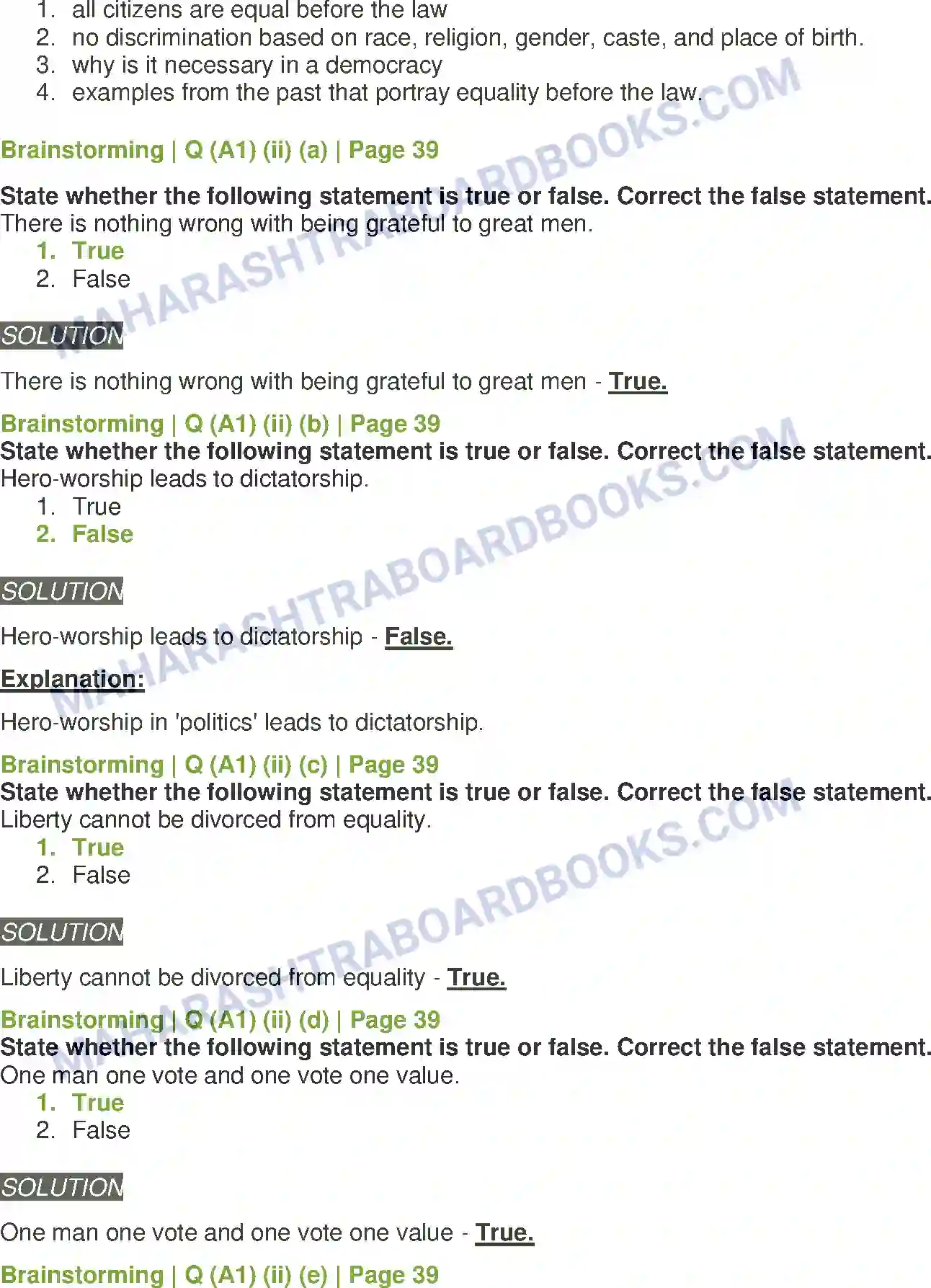 Maharashtra Board Solution Class-11 English Pillars of Democracy Image 6