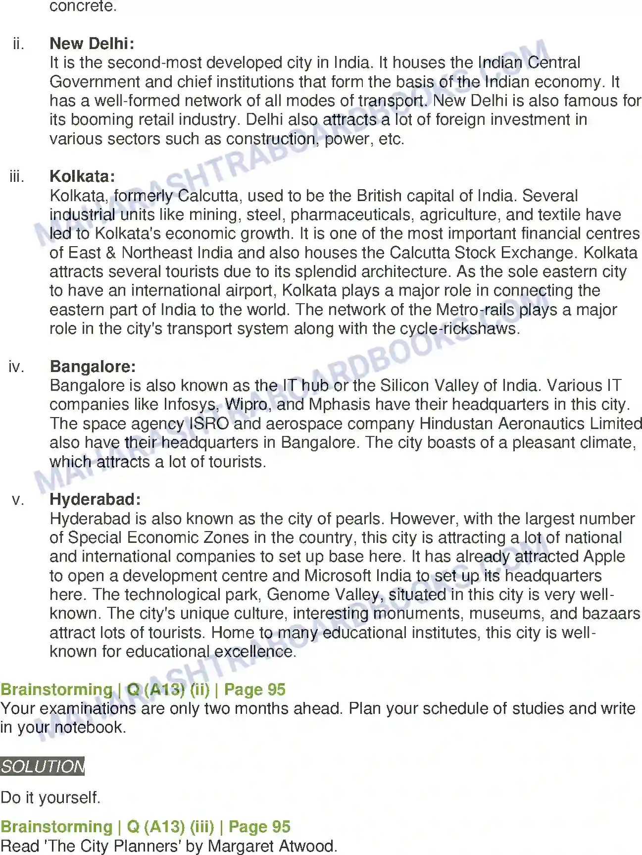 Maharashtra Board Solution Class-11 English The Planners Image 14