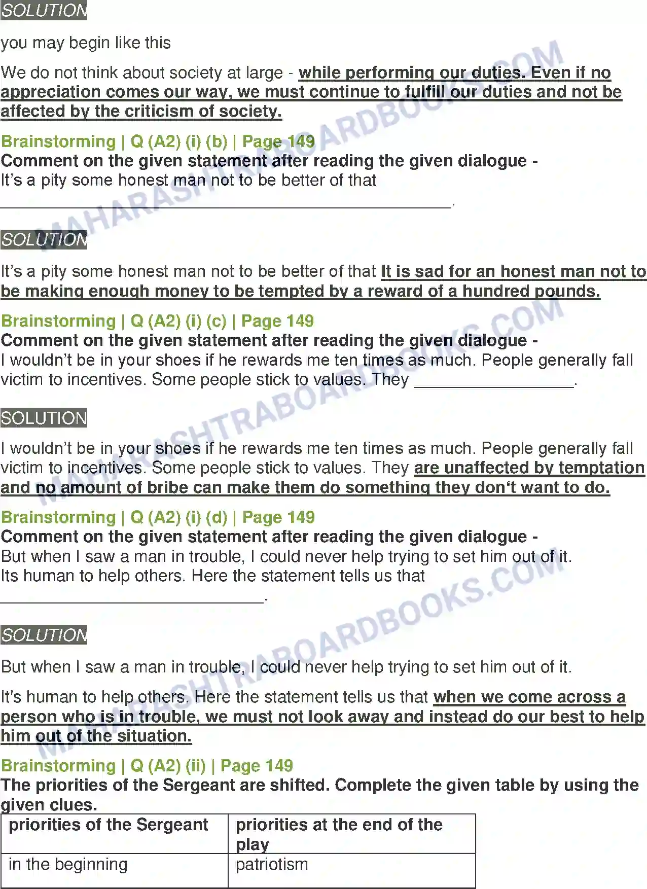 Maharashtra Board Solution Class-11 English The Rising of the Moon Image 2