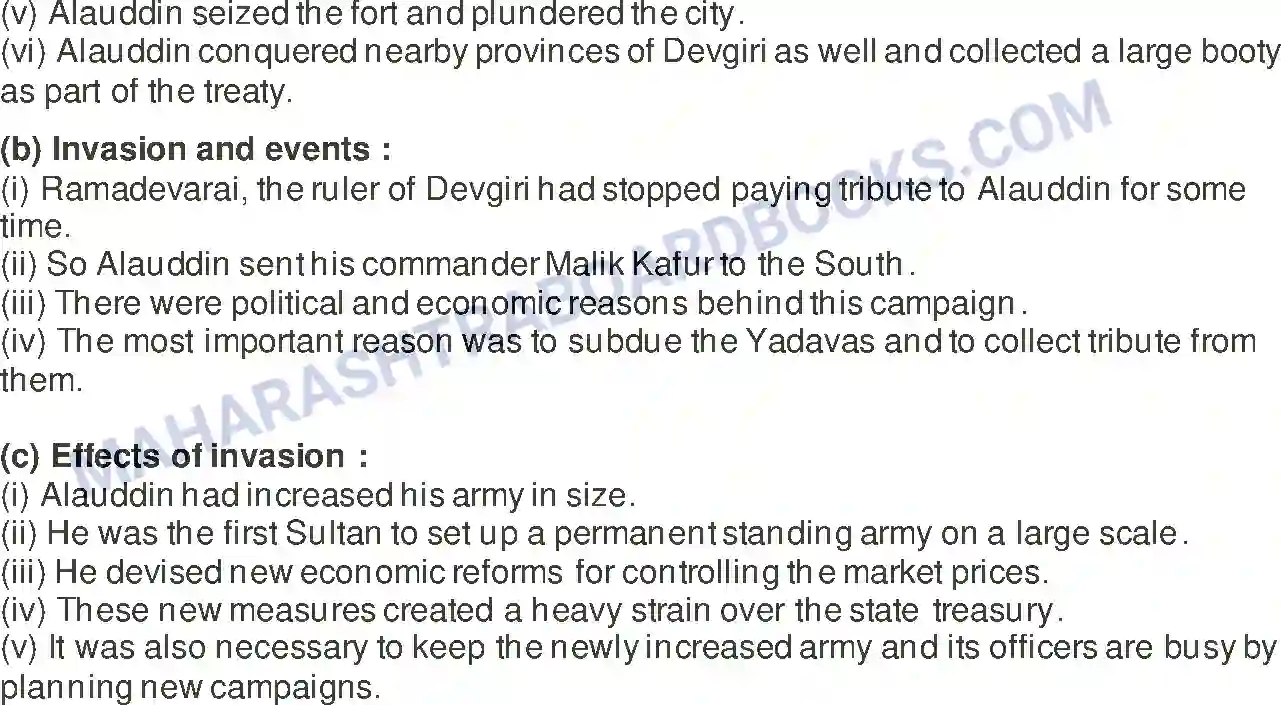 Maharashtra Board Solution Class-11 History Delhi Sultanate, Vijayanagar & Bahamani Kingdom Image 4