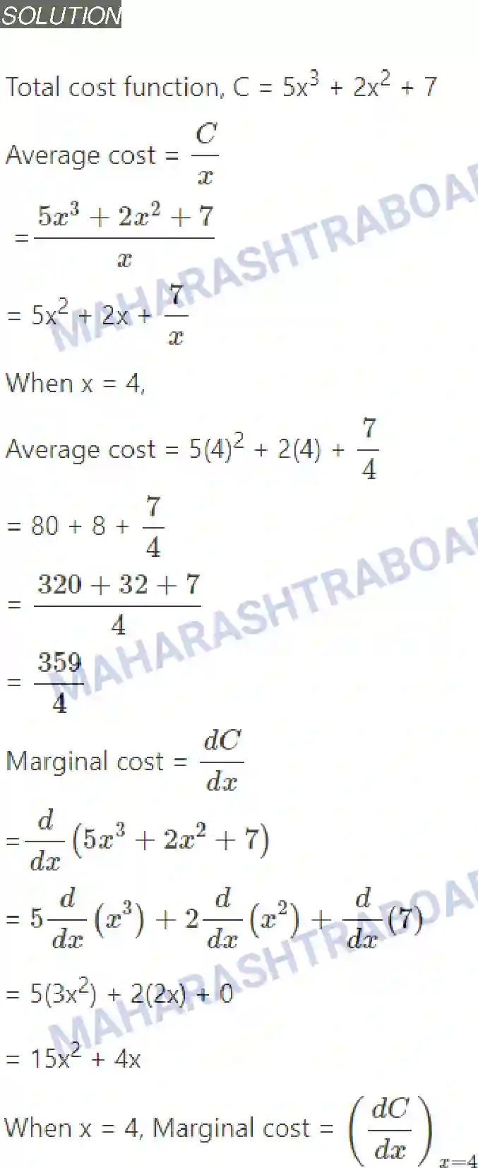 Maharashtra Board Solution Class-11 Mathematics+&+Statistics+-+1 Differentiation Image 27