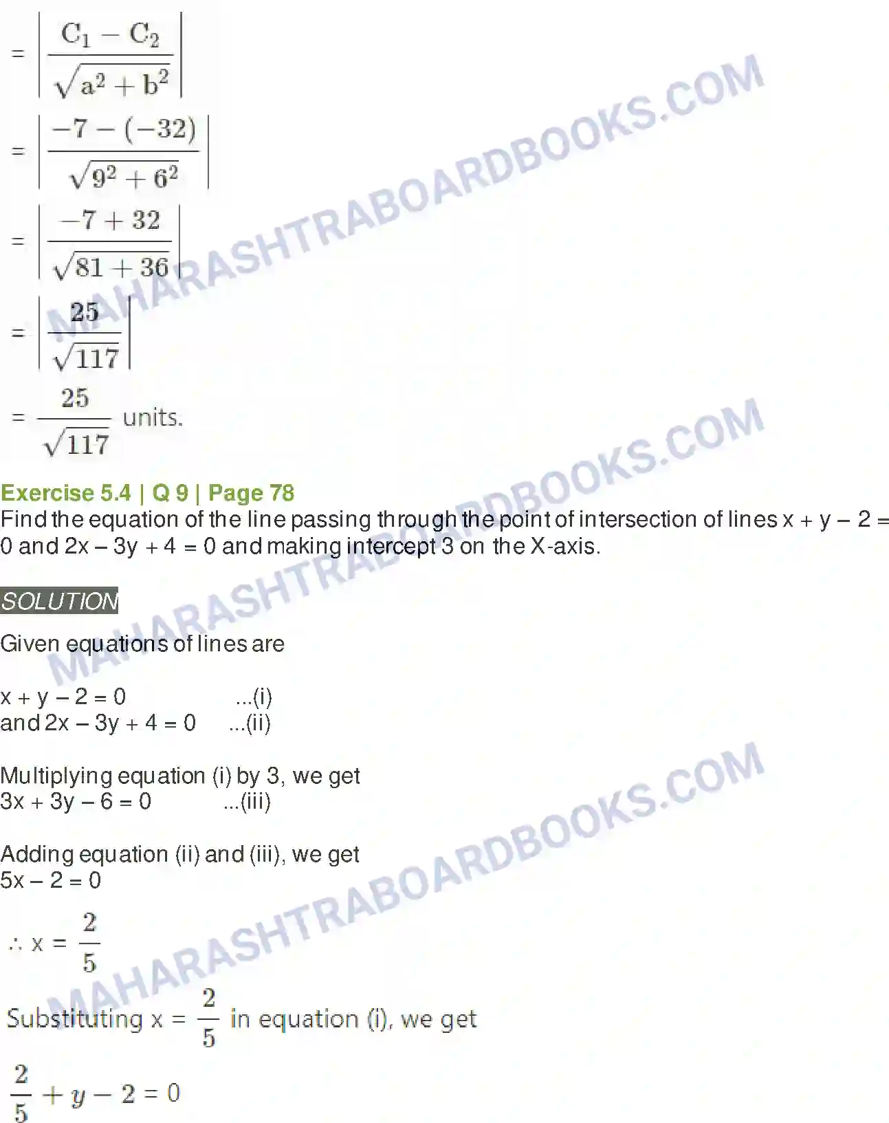 Maharashtra Board Solution Class-11 Mathematics+&+Statistics+-+1 Locus and Straight Line Image 26