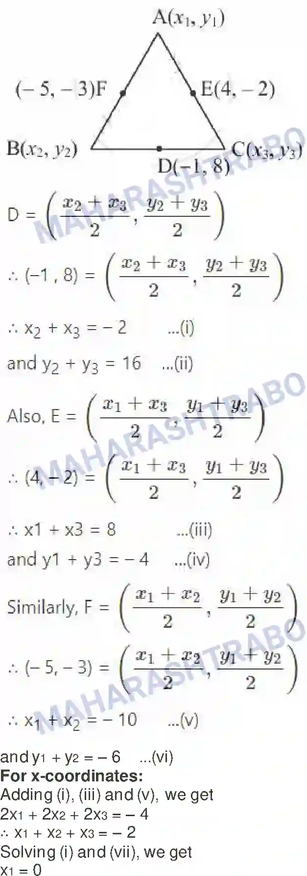 Maharashtra Board Solution Class-11 Mathematics+&+Statistics+-+1 Locus and Straight Line Image 28