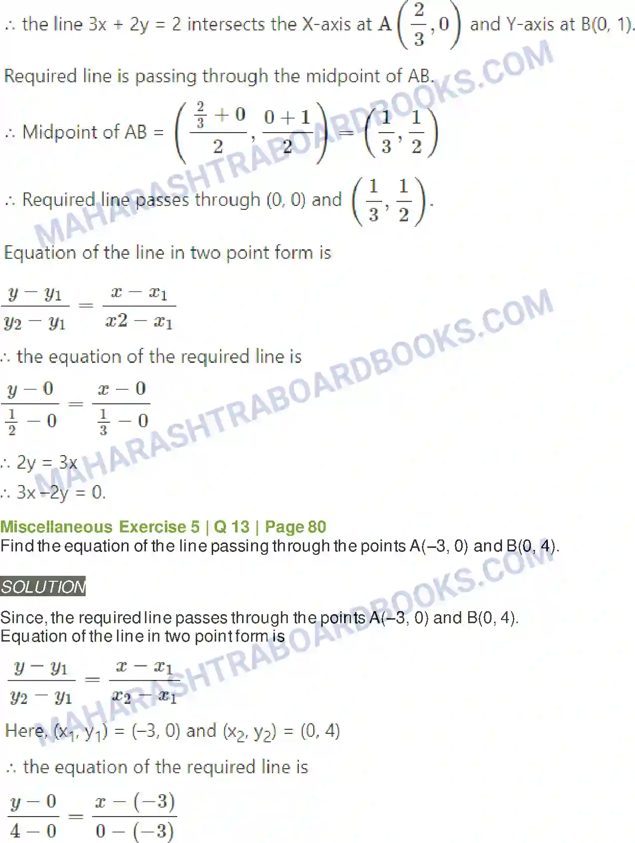 Maharashtra Board Solution Class-11 Mathematics+&+Statistics+-+1 Locus and Straight Line Image 41