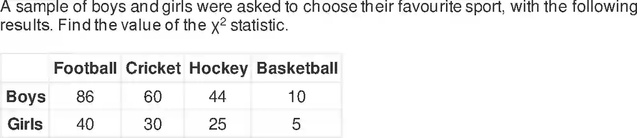Maharashtra Board Solution Class-11 Mathematics+&+Statistics+-+2 Bivariate Frequency Distribution & Chi Square Statistic Image 35