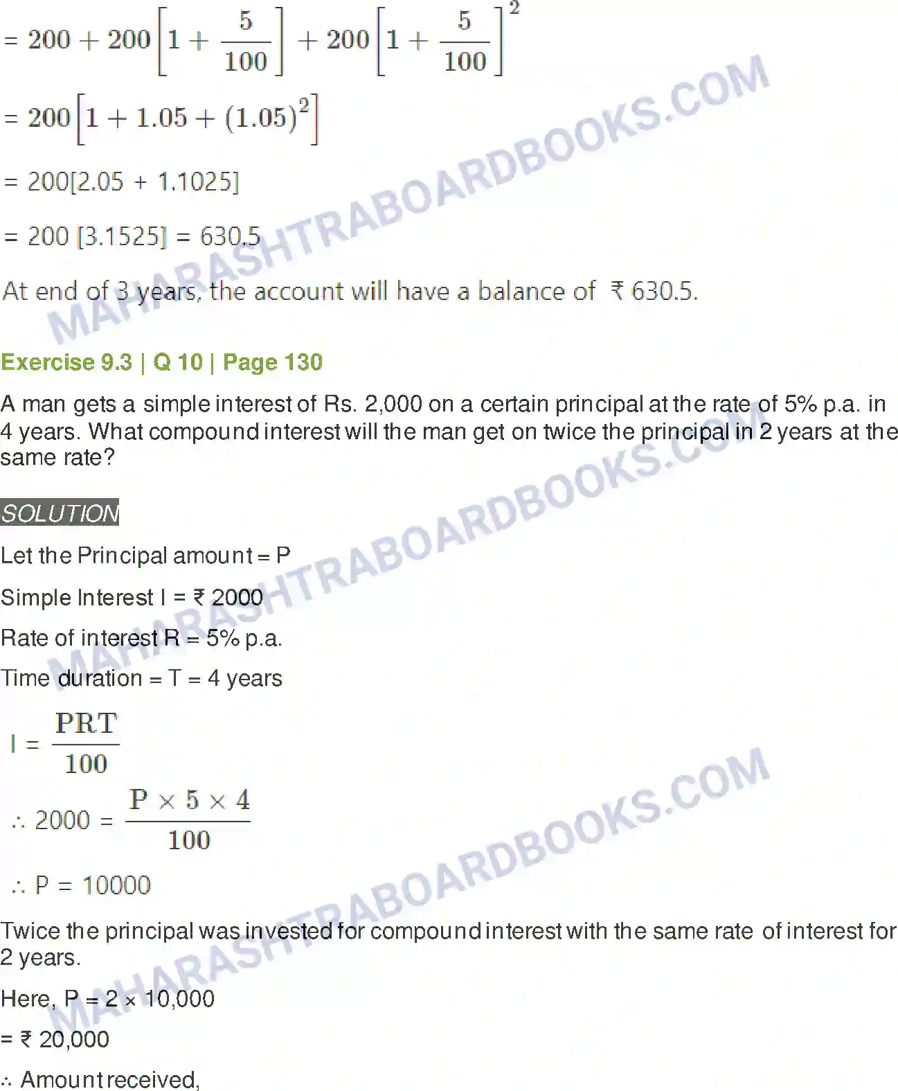 Maharashtra Board Solution Class-11 Mathematics+&+Statistics+-+2 Commercial Mathematics Image 31