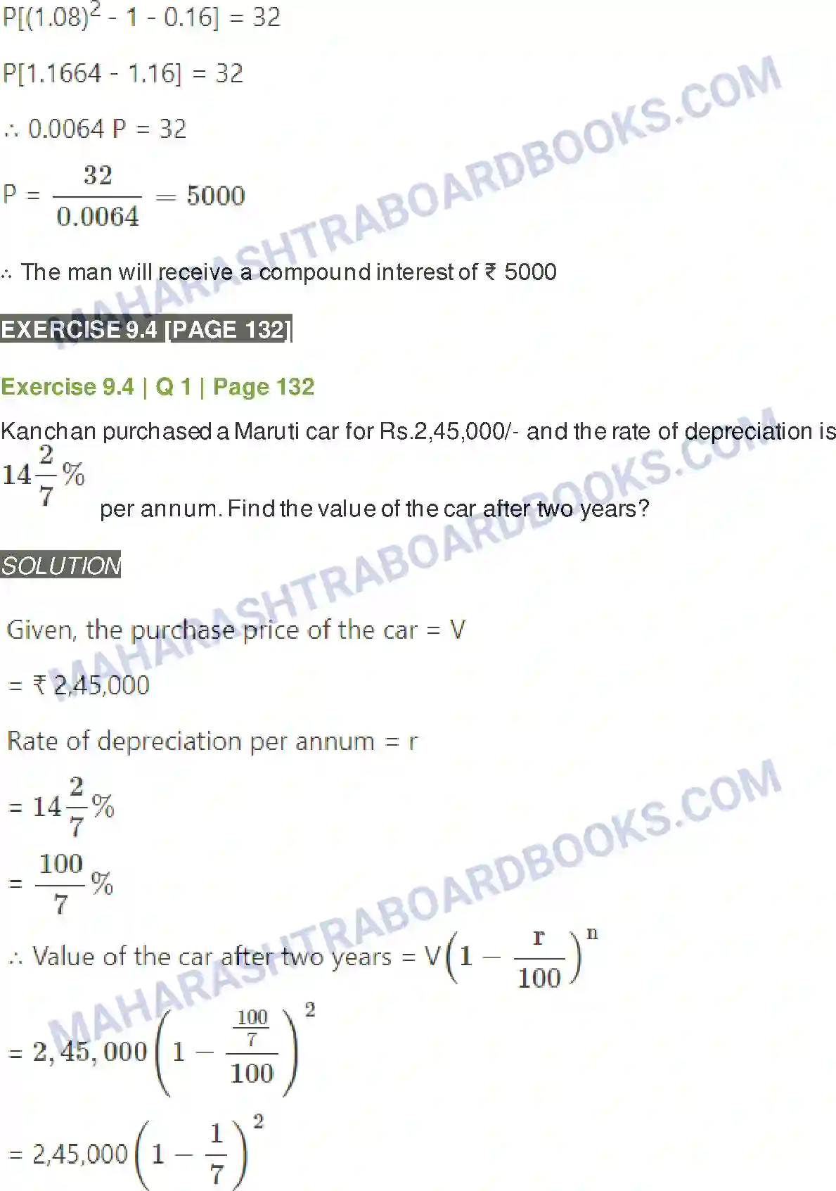 Maharashtra Board Solution Class-11 Mathematics+&+Statistics+-+2 Commercial Mathematics Image 33