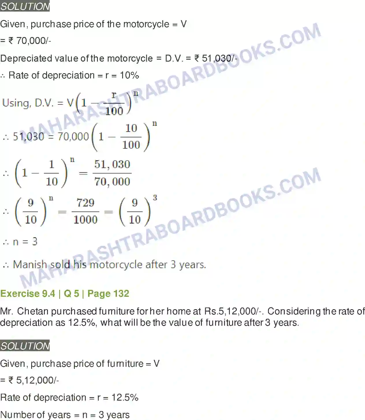 Maharashtra Board Solution Class-11 Mathematics+&+Statistics+-+2 Commercial Mathematics Image 36